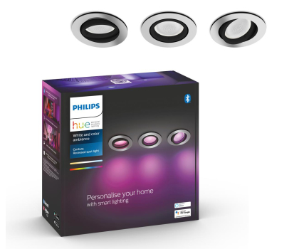 Inteligentna lampa Philips Hue White and color ambiance Reflektor Centura (alu.)